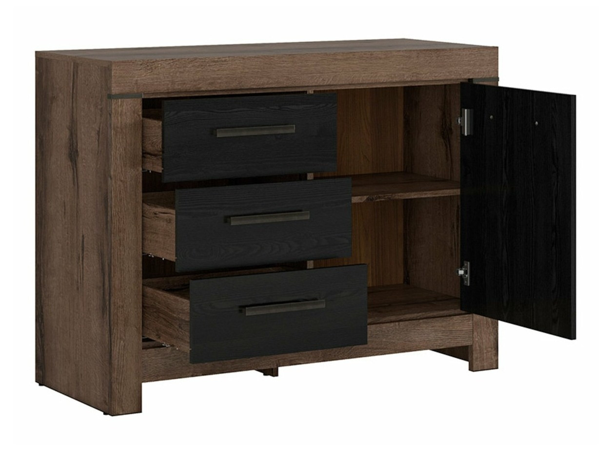 Komoda Dunfelu 106 (Manastirski hrast + crni hrast)