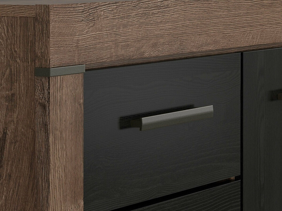 Komoda Dunfelu 106 (Manastirski hrast + crni hrast)