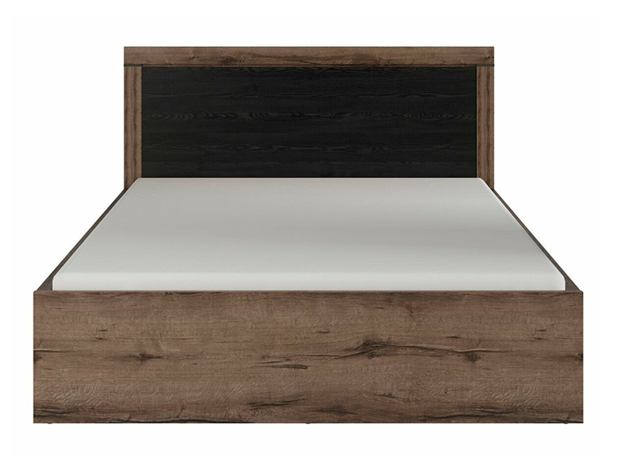 Krevet Dunfelu 110 (Manastirski hrast + Crni hrast)