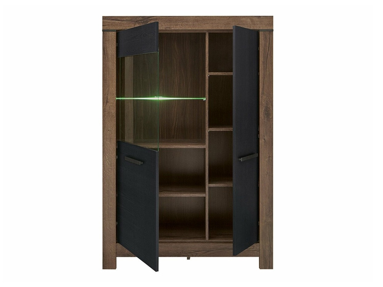 Polica Dunfelu 102 (Manastirski hrast + Crni hrast)