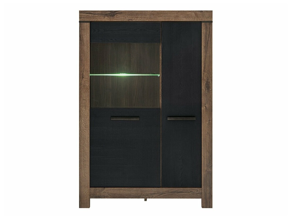 Polica Dunfelu 102 (Manastirski hrast + Crni hrast)