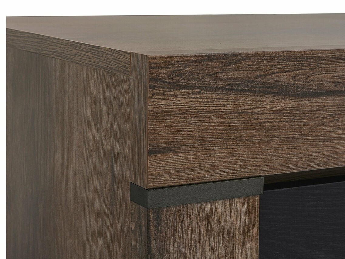 Polica Dunfelu 102 (Manastirski hrast + Crni hrast)