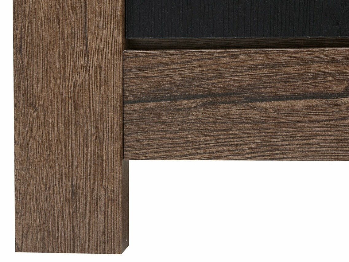 Polica Dunfelu 102 (Manastirski hrast + Crni hrast)