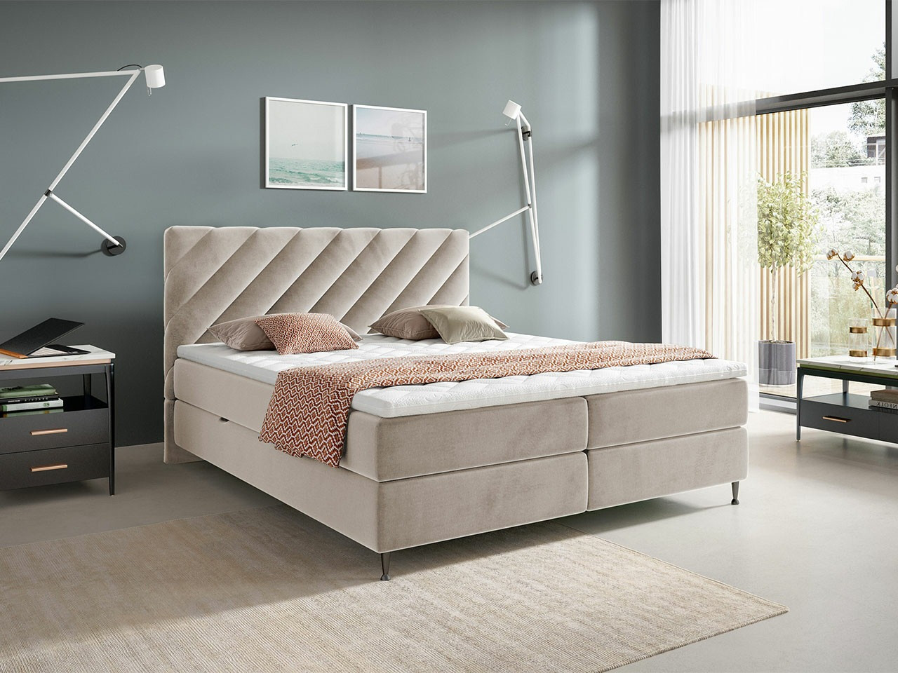 Boxspring krevet ComfiDream 176 (Fresh 1)