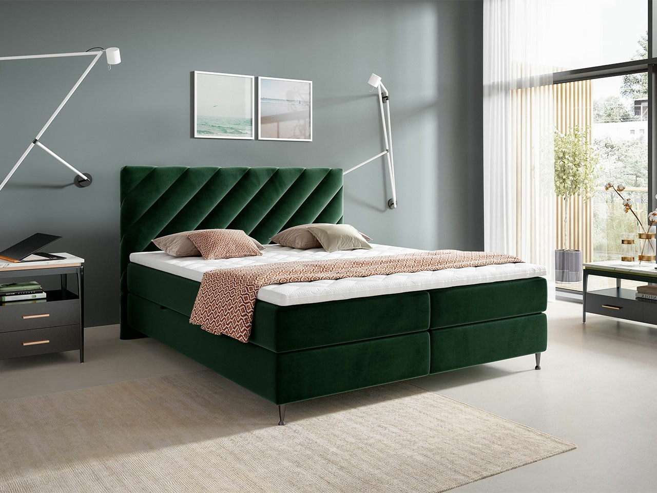 Boxspring krevet ComfiDream Onaona (Fresh 13)