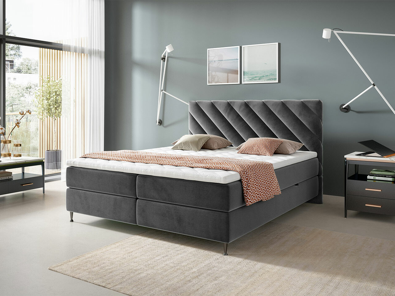 Boxspring krevet ComfiDream Onaona (Fresh 32)