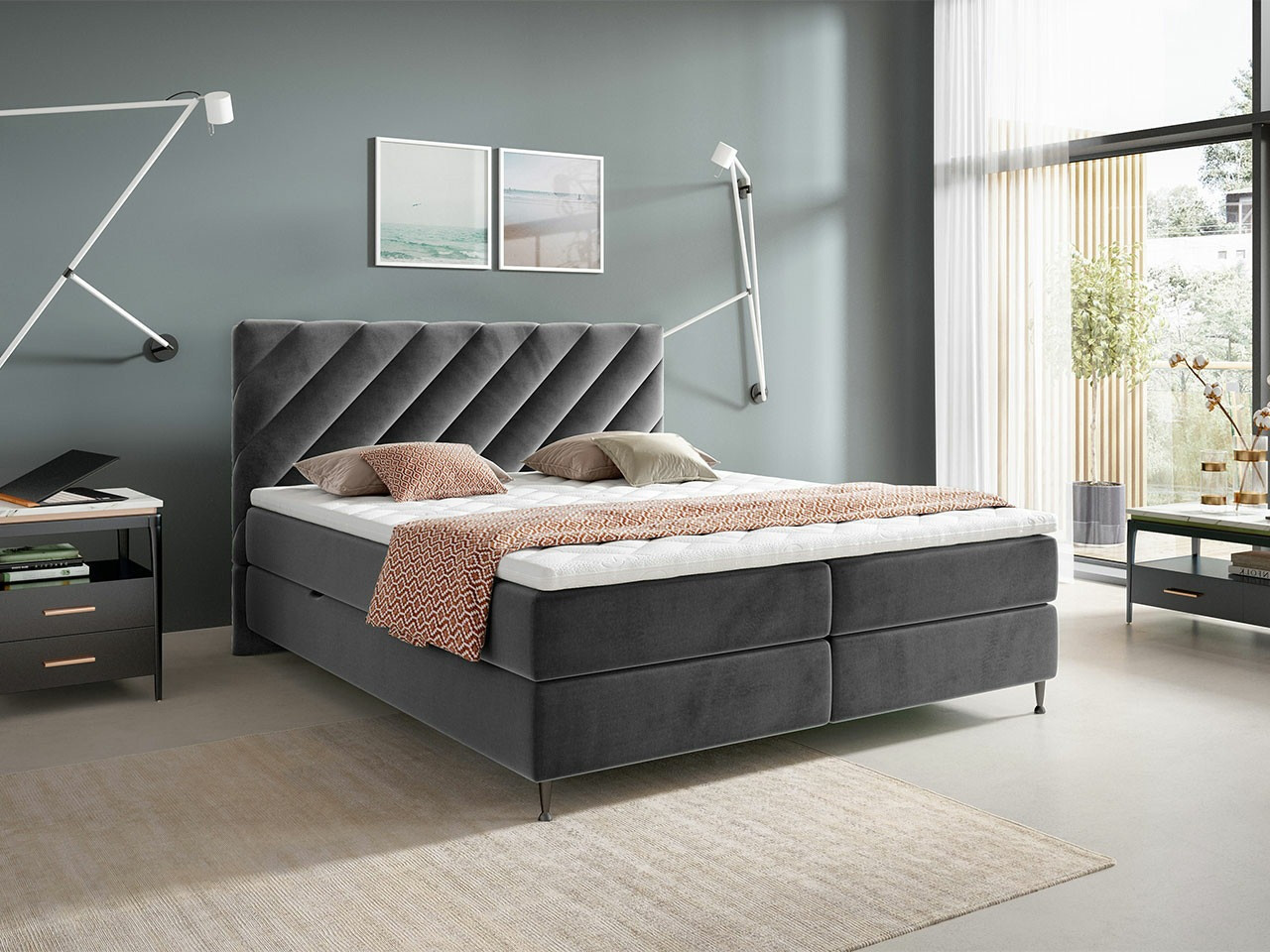 Boxspring krevet ComfiDream 176 (Fresh 32)