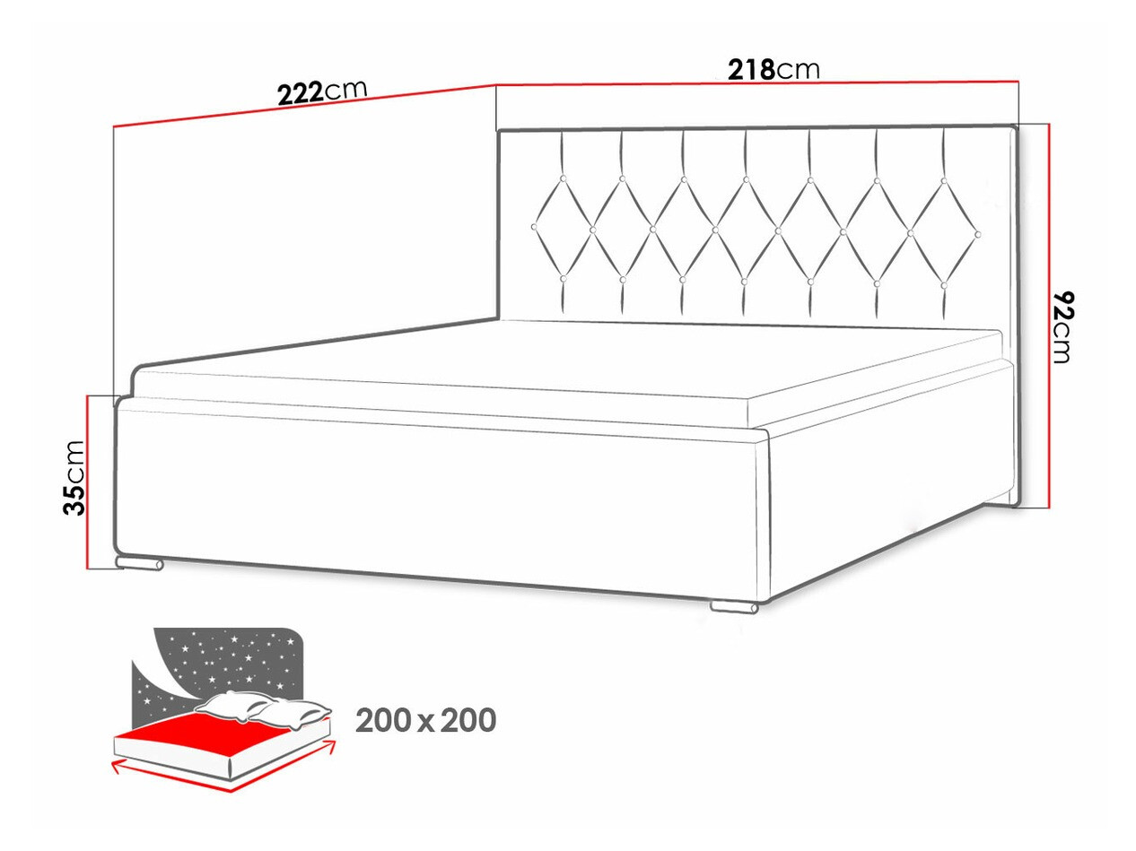 Krevet Baltimore 160 (Mikrofaza 05)