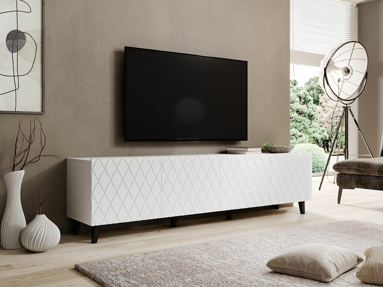 TV komoda Charlotte 174 (Belo)