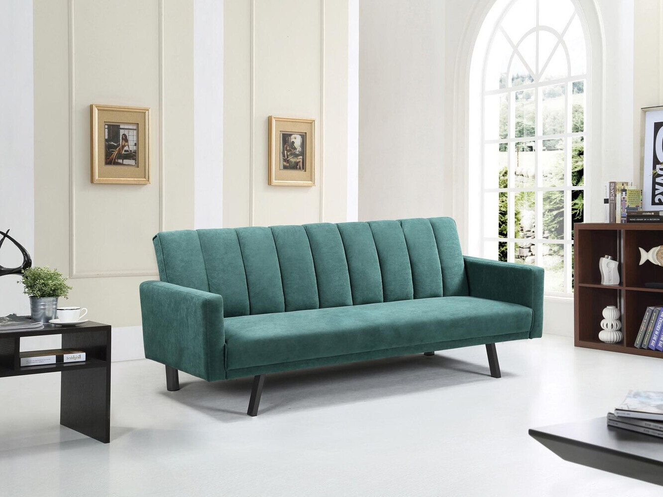 Sofa na razvlačenje Houston 1362 (Tamno zelena)