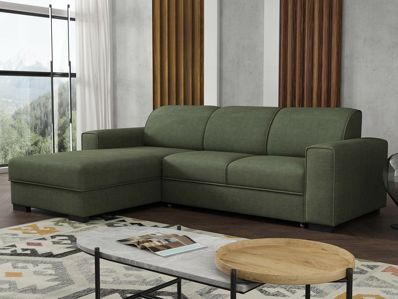 Ugaona sofa Columbus 186 (Crown 12)