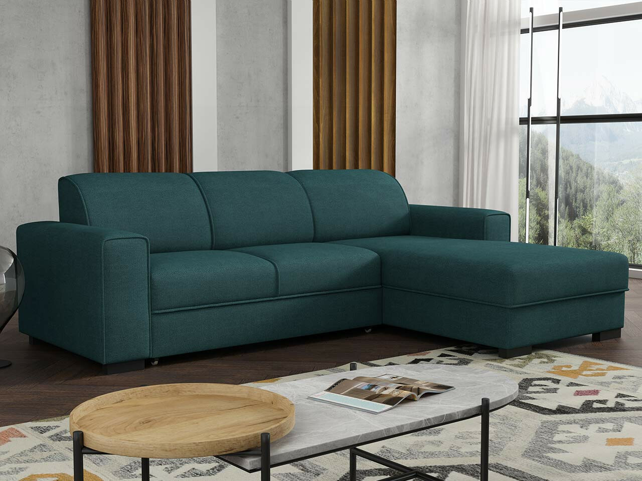 Ugaona sofa Columbus 186 (Crown 13)