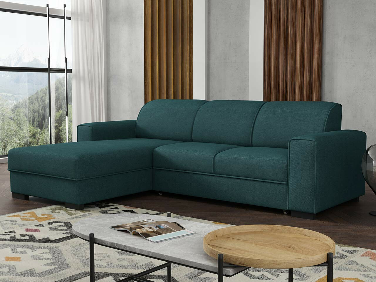 Ugaona sofa Columbus 186 (Crown 13)