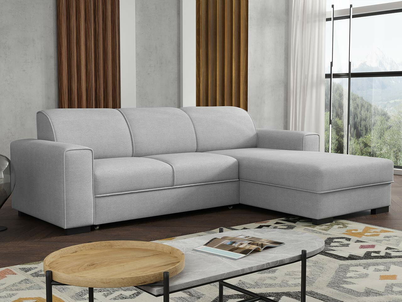 Ugaona sofa Columbus 186 (Crown 17)
