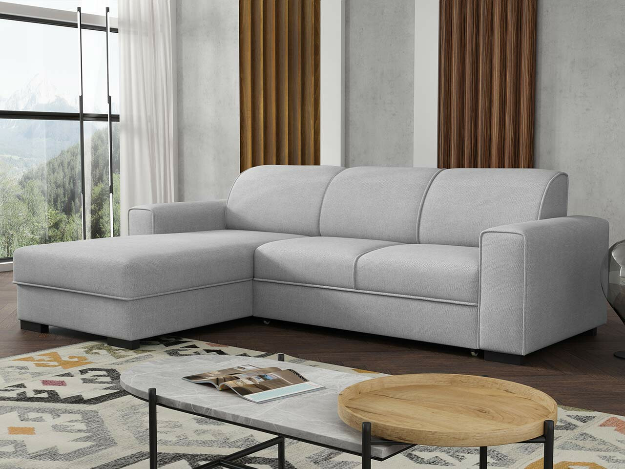 Ugaona sofa Columbus 186 (Crown 17)