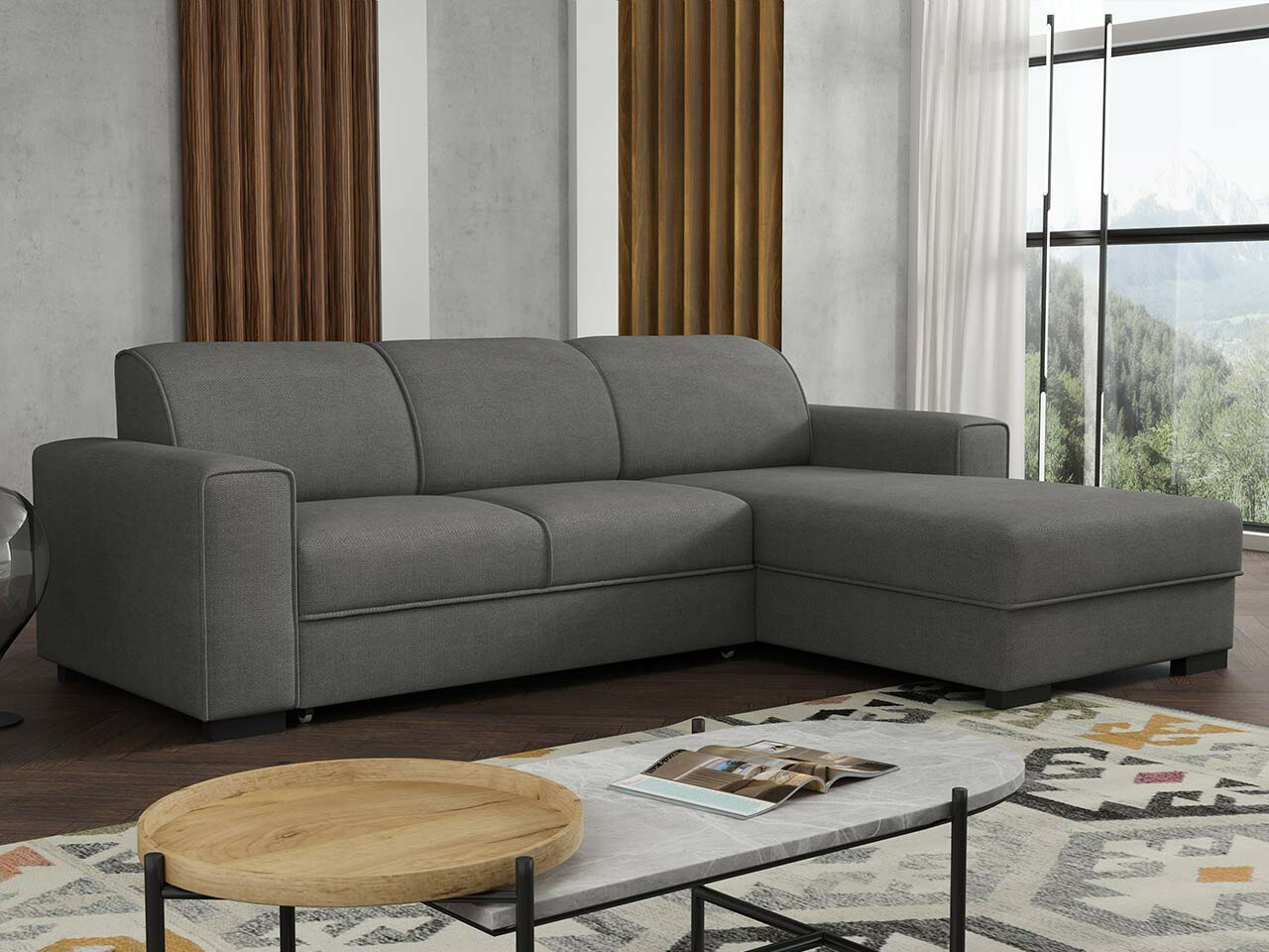 Ugaona sofa Columbus 186 (Crown 18)
