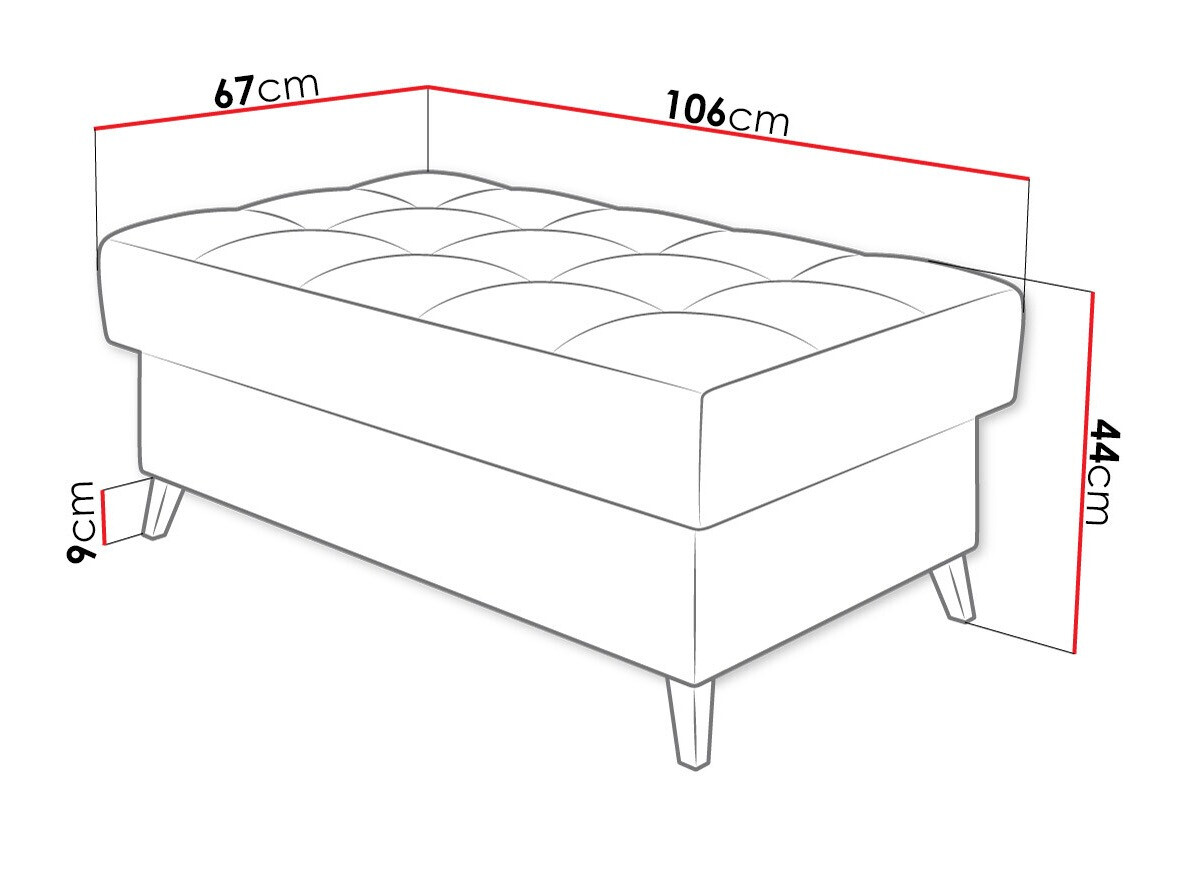 Tapacirana klupa Comfivo 236 (Bukle Abriamo 10)
