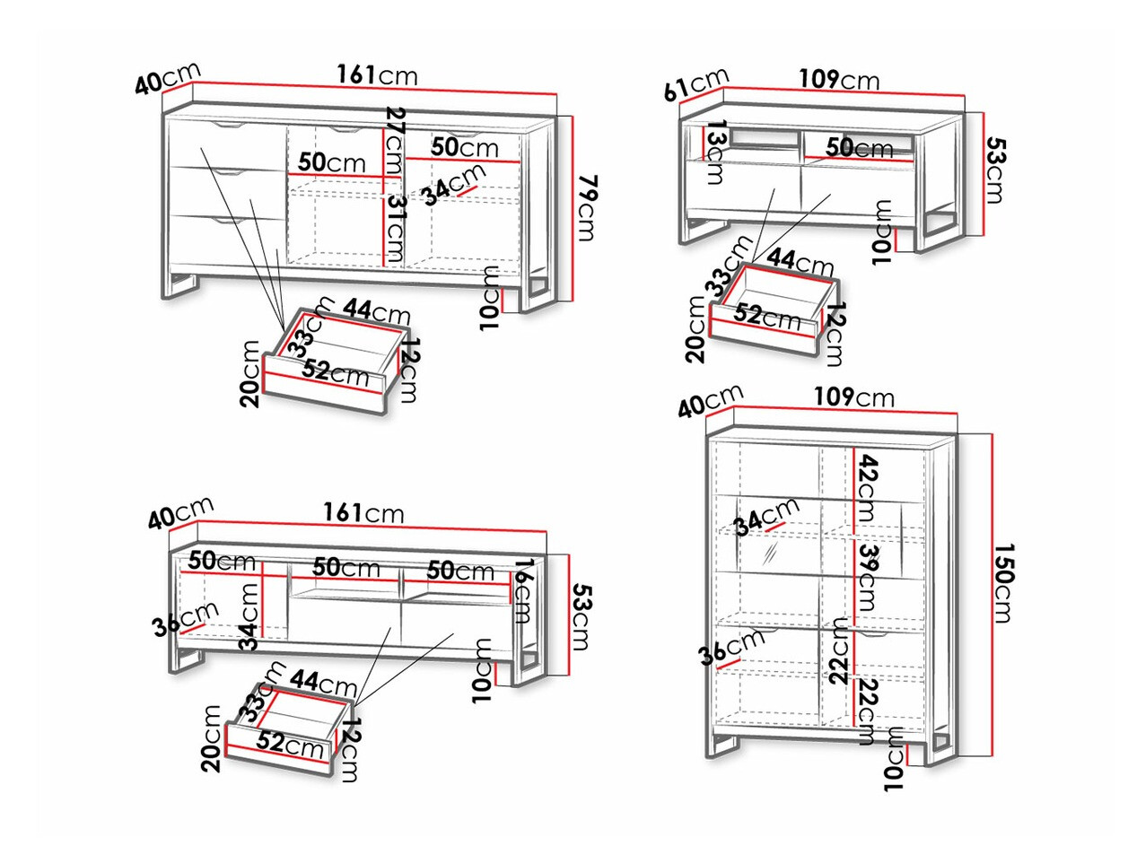 Set za dnevnu sobu Kingston D124