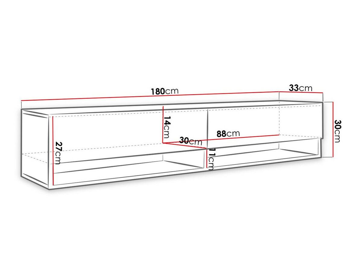 TV sto Sarasota 119 (Graphite)