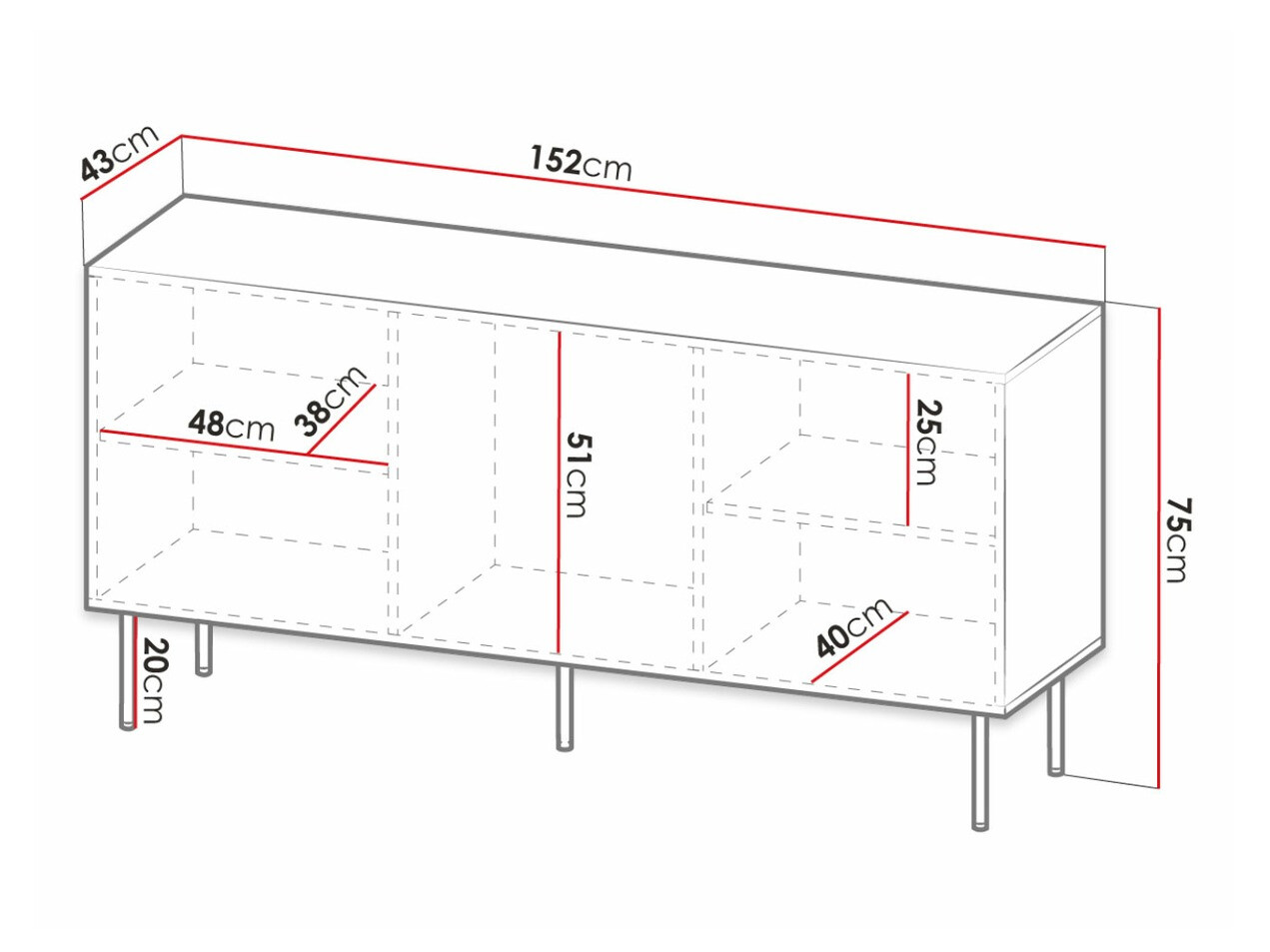 Ormarić Lorelbo 100 (Вотан храст + Crno)