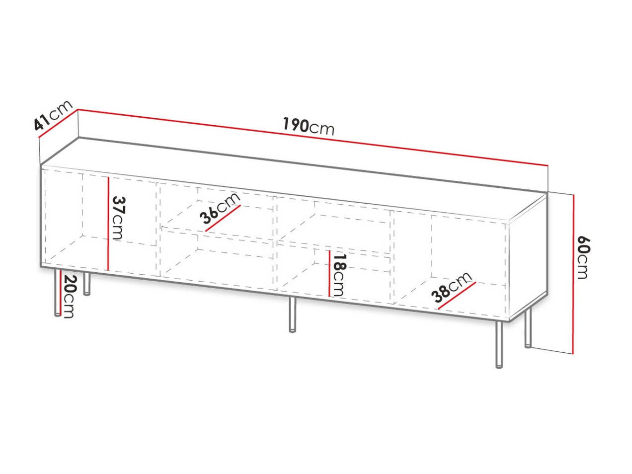 TV sto Lorelbo 103 (Belo + Crno)