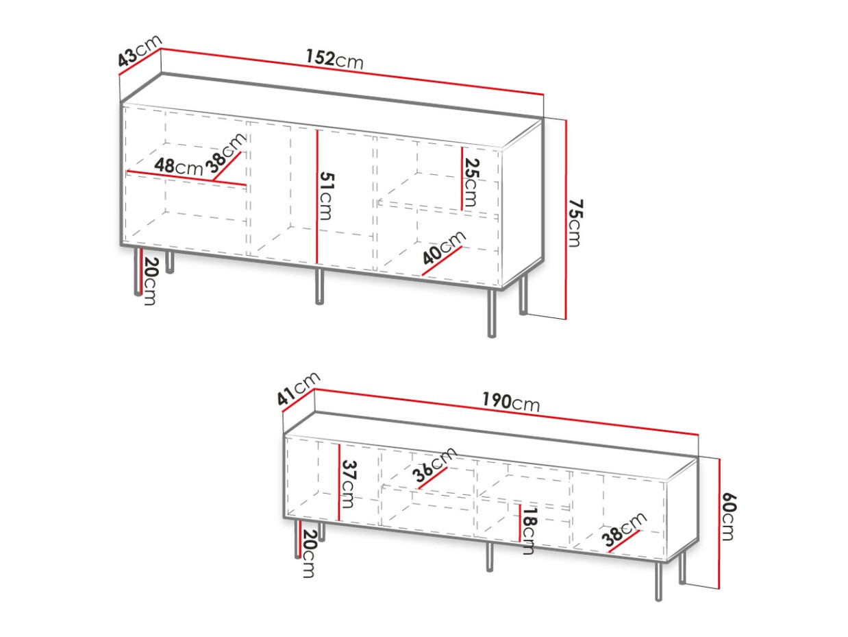 Set za dnevnu sobu Lorelbo 104 (Crno + Zlatna)