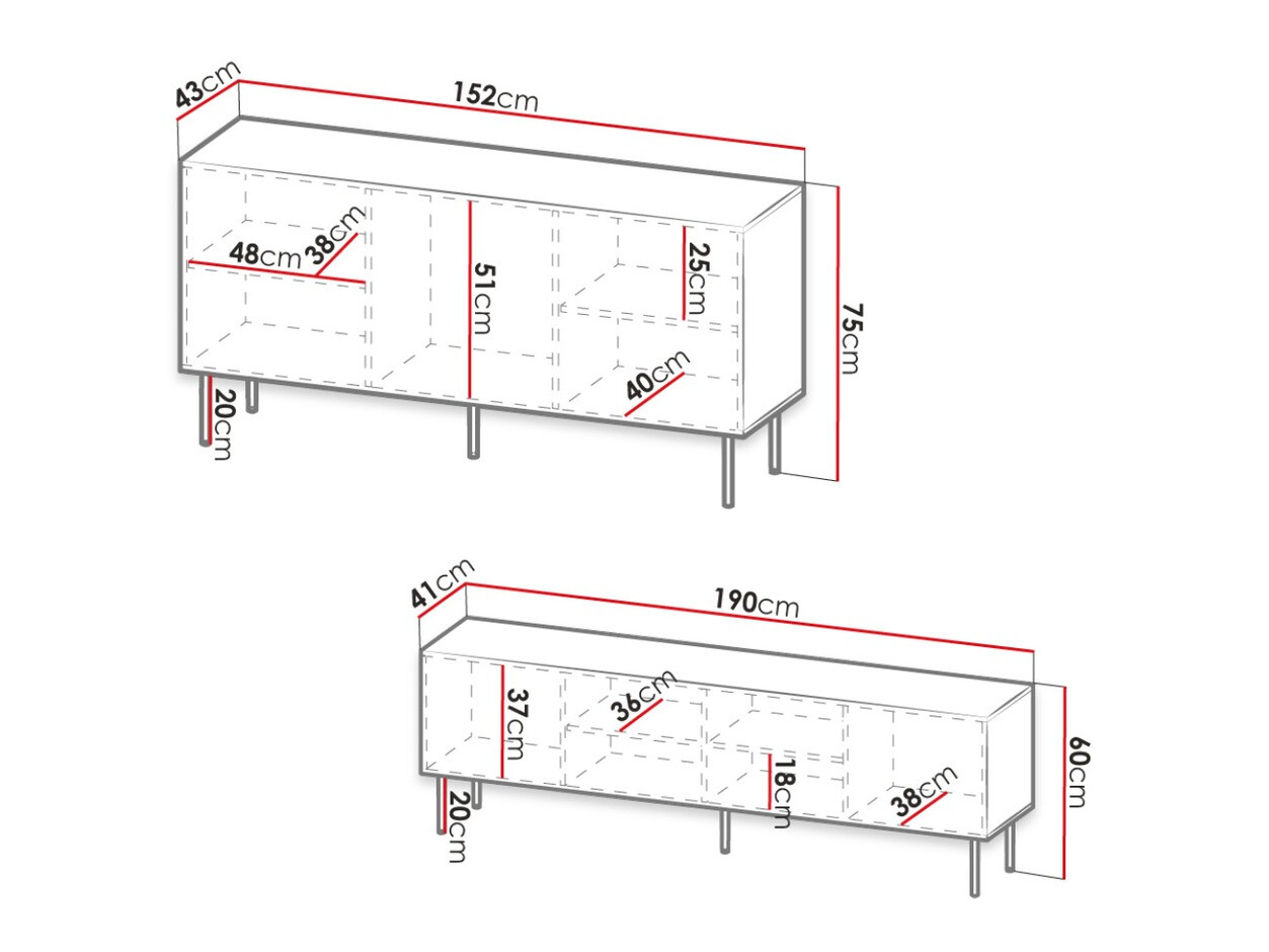 Set za dnevnu sobu Lorelbo 104 (Вотан храст + Crno)