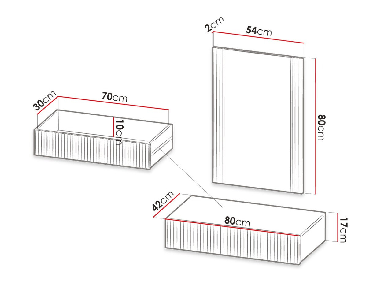 Toaletni sto Remeta 108 (Hrast Votan)