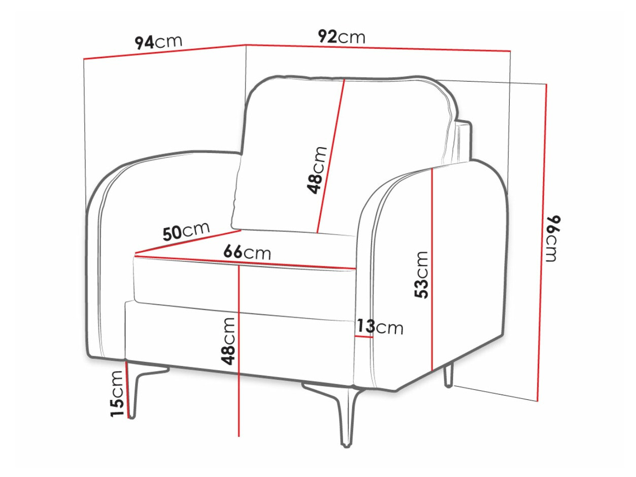 Fotelja Torlua 100 (Manila 19)