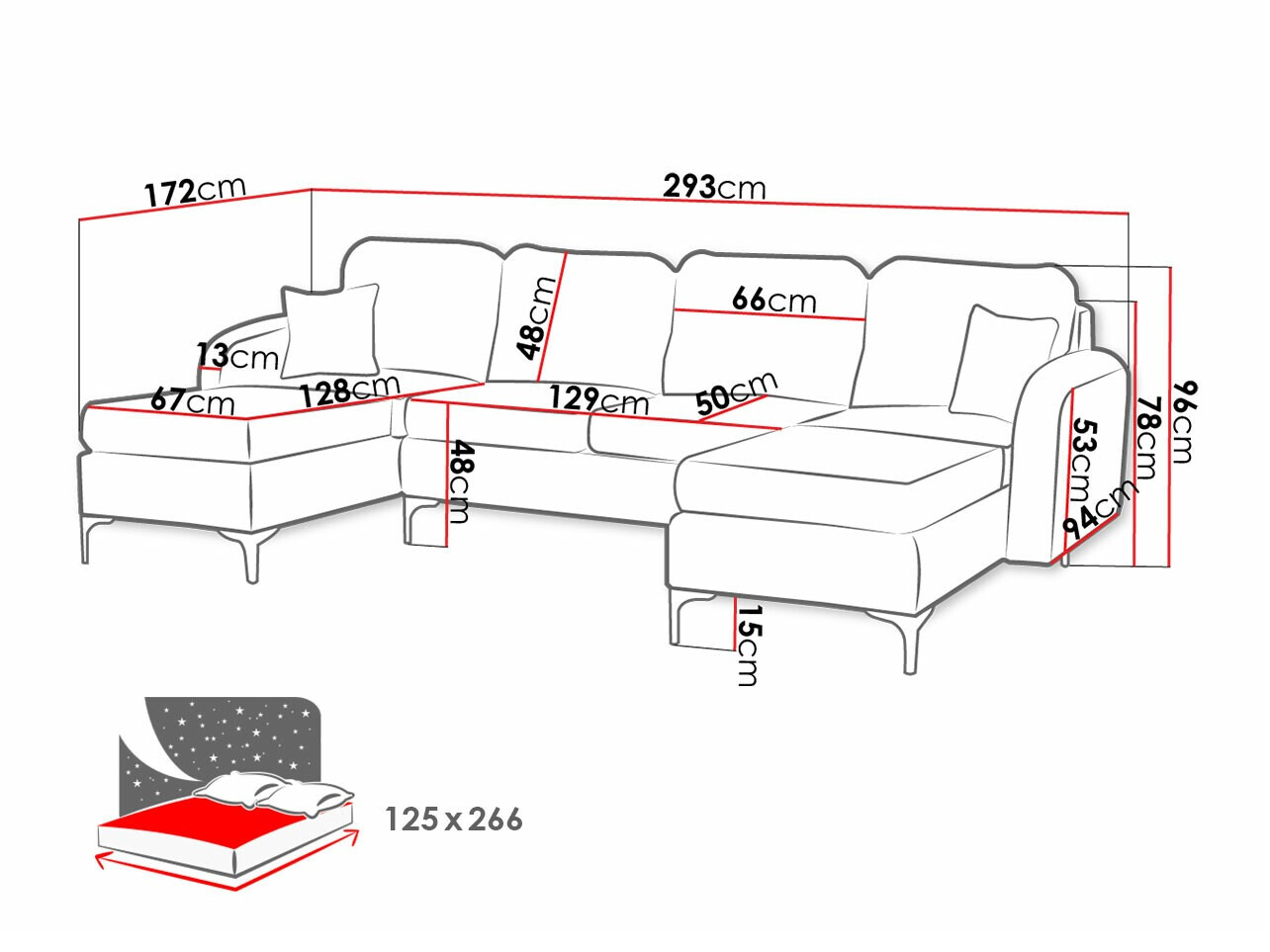 Ugaona sofa Torlua 104 (Manila 33)