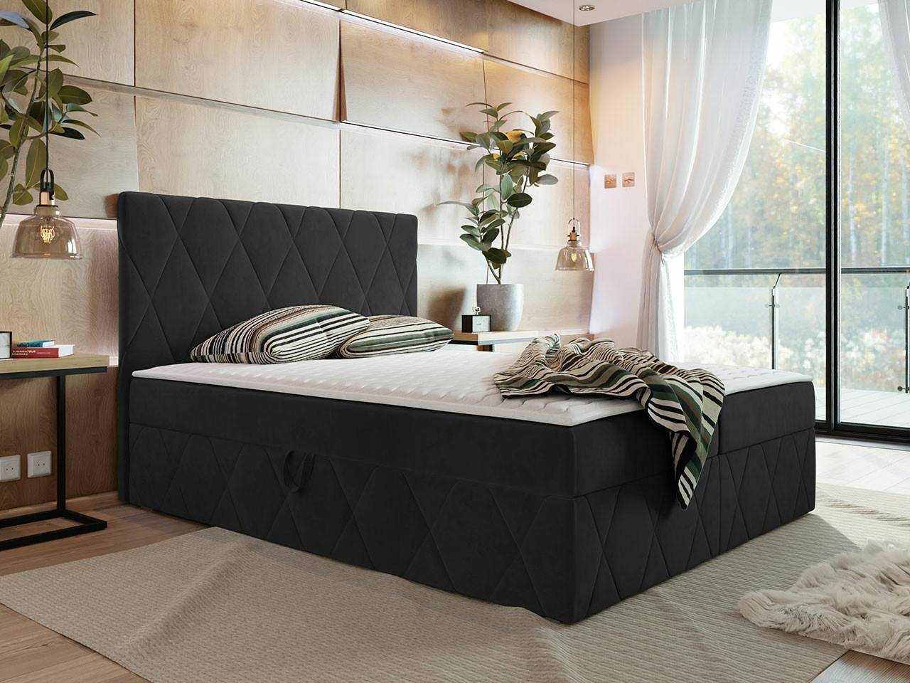 Boxspring krevet Comfivo Avis (Magic Velvet 2219)