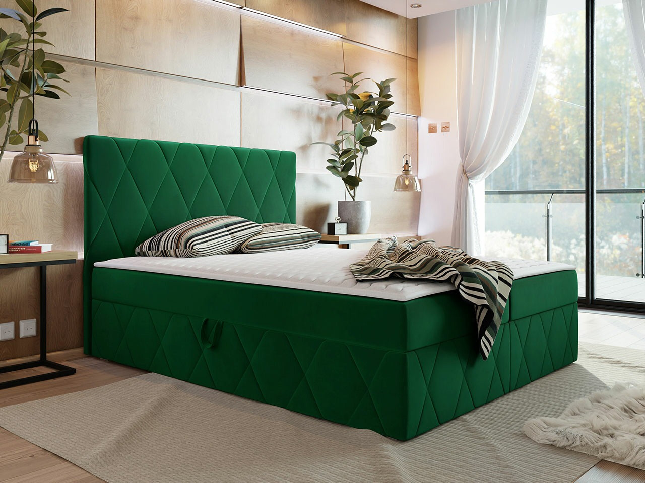 Boxspring krevet Comfivo Avis (Magic Velvet 2225)