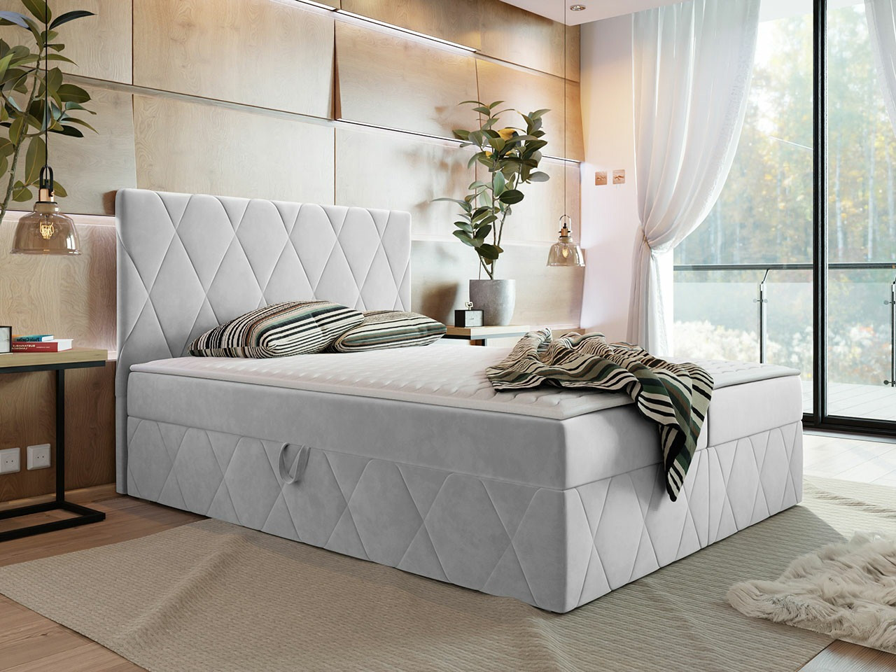 Boxspring krevet Comfivo Avis (Magic Velvet 2239)