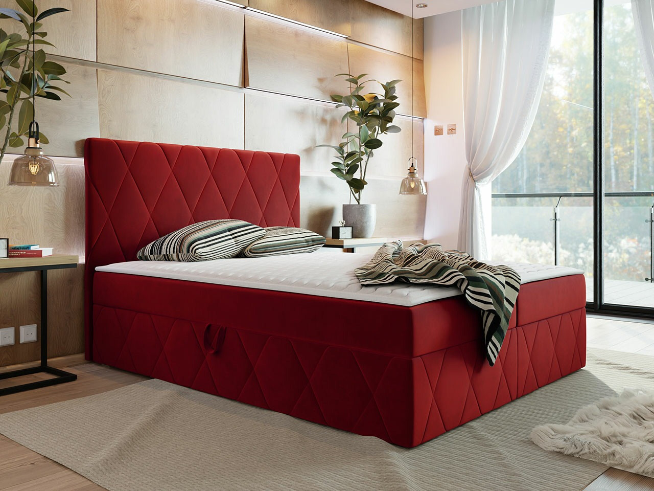 Boxspring krevet Comfivo Avis (Magic Velvet 2267)