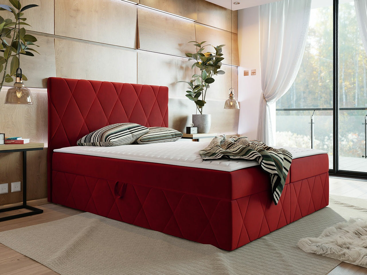 Boxspring krevet Comfivo Avis (Magic Velvet 2267)