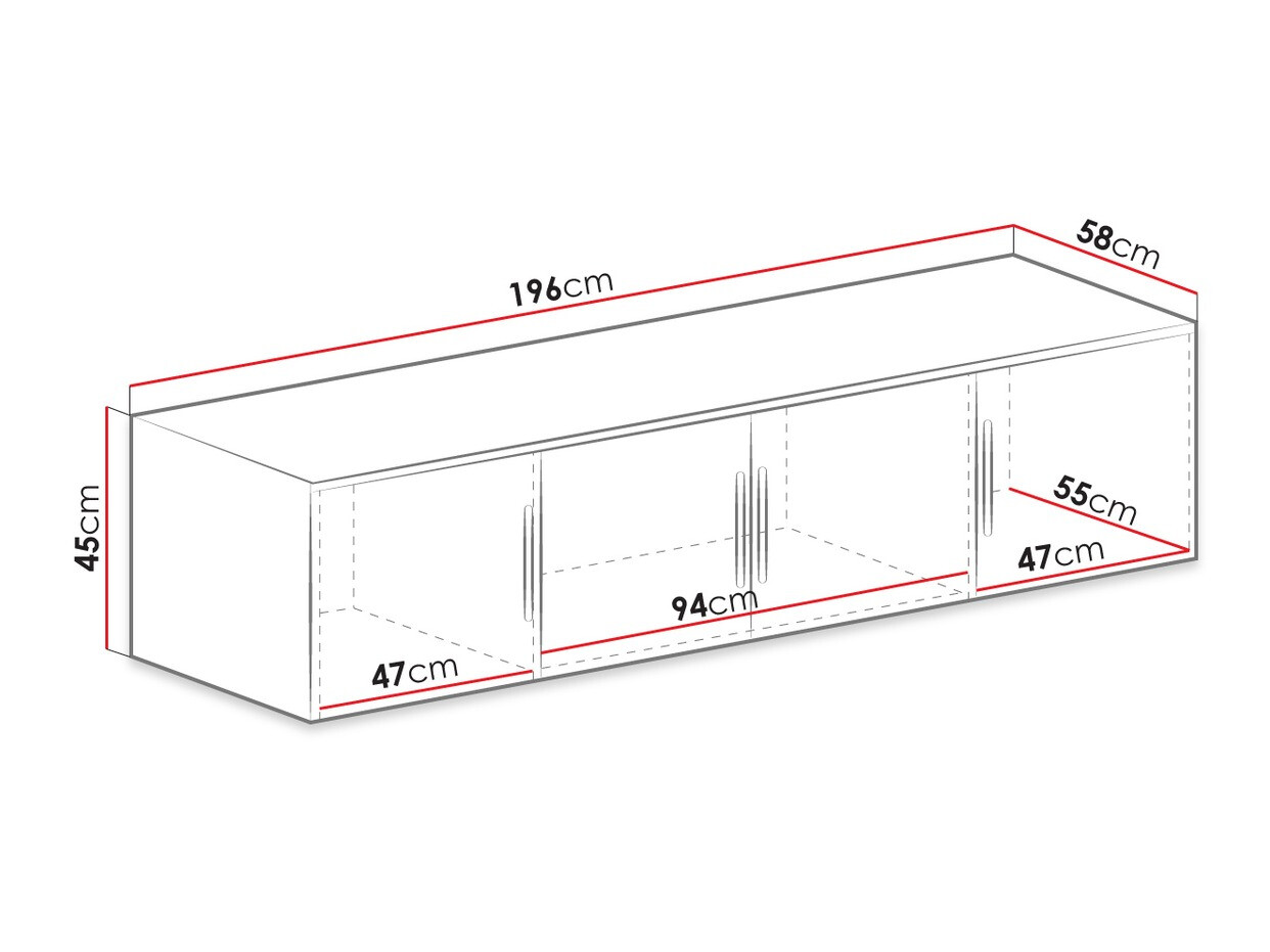 Ormar Dortivu 147 (Graphite)