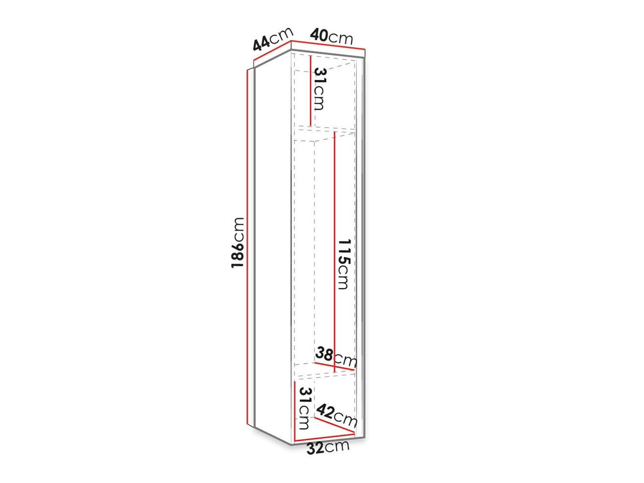 Ormar Hartford 392 (Crno)