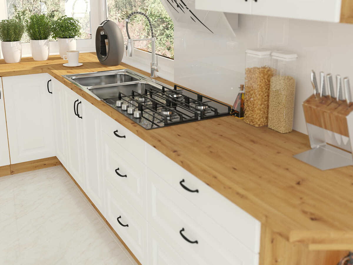 Modularni ormar sa vratima Retro White 100