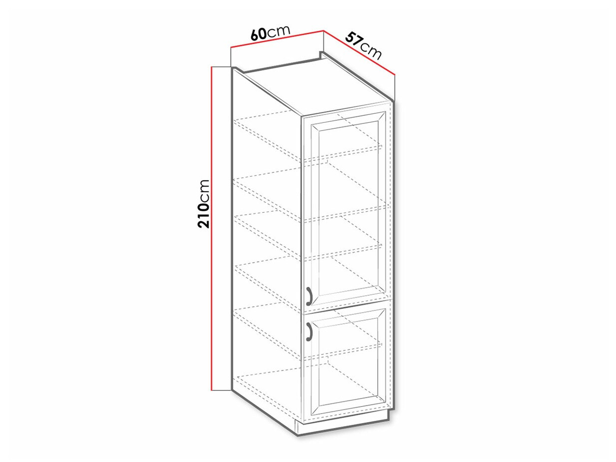 Modularni ormar sa vratima Retro White 110