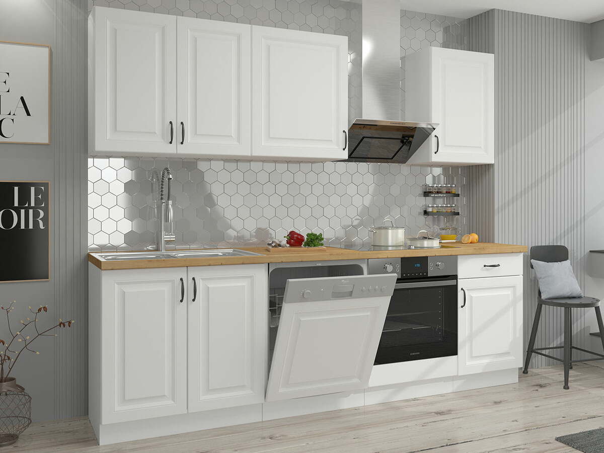 Modularni ormar za ugradne uređaje Retro White 109