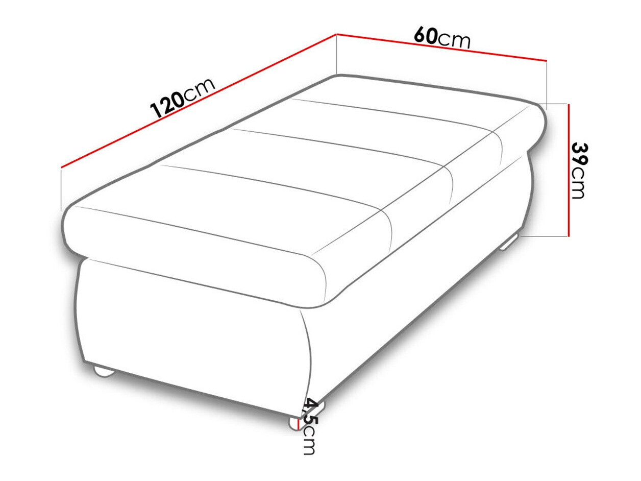 Tapacirana klupa Comfivo 123 (Baloo 2074)