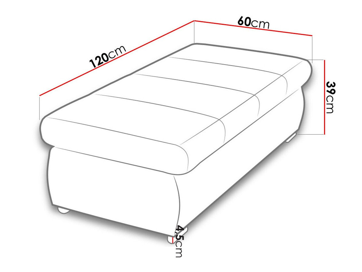 Tapacirana klupa Comfivo 123 (Kronos 07)