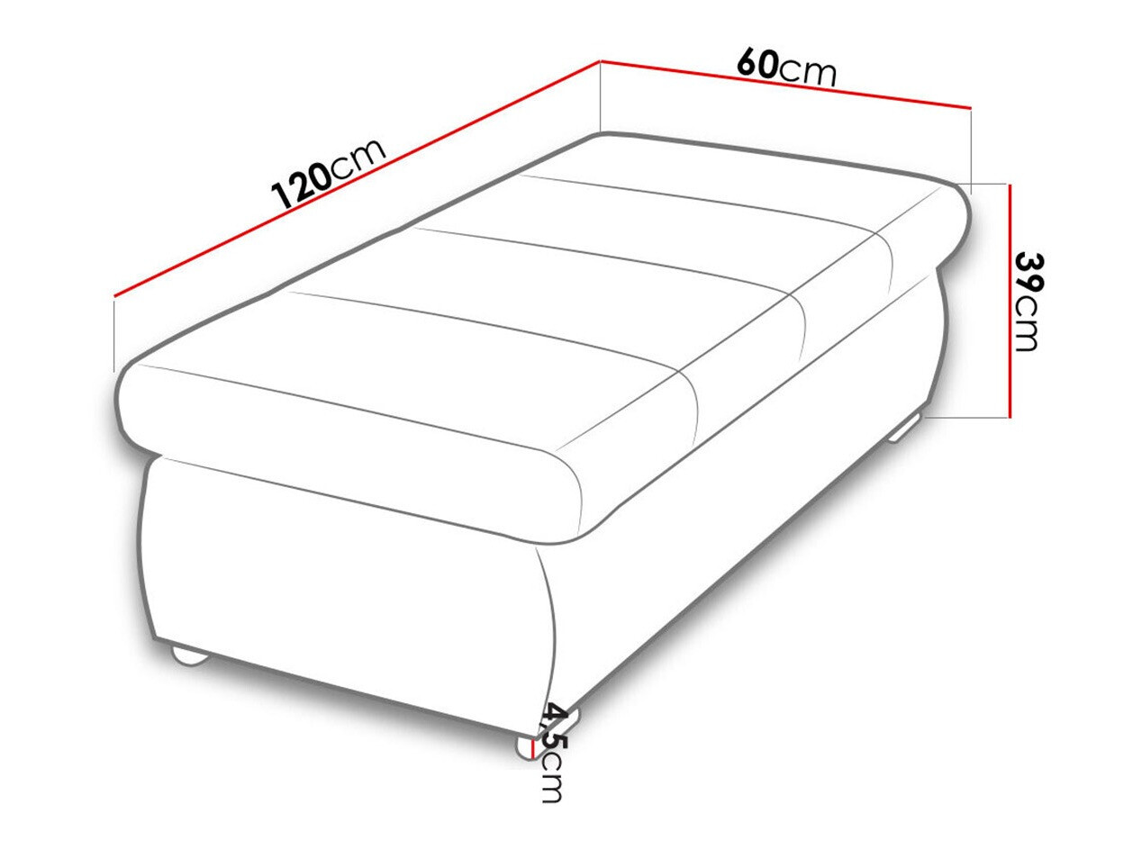 Tapacirana klupa Comfivo 123 (Otusso 14)