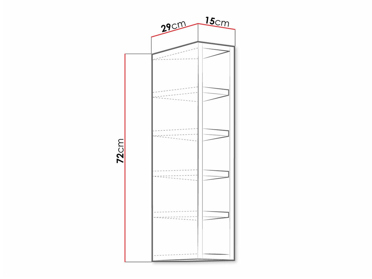 Zidna polica Retro Grey 141