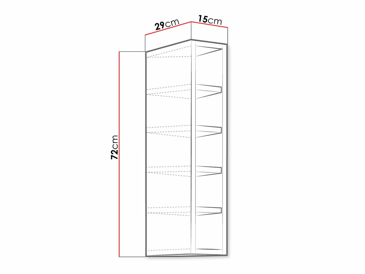 Zidna polica Retro White 141