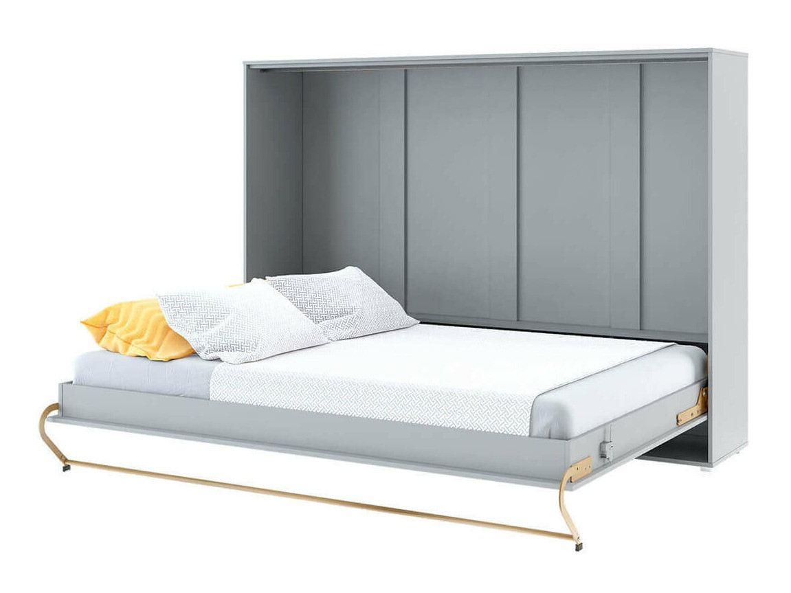 Zidni krevet Concept Pro Lenart IV (Sivo)