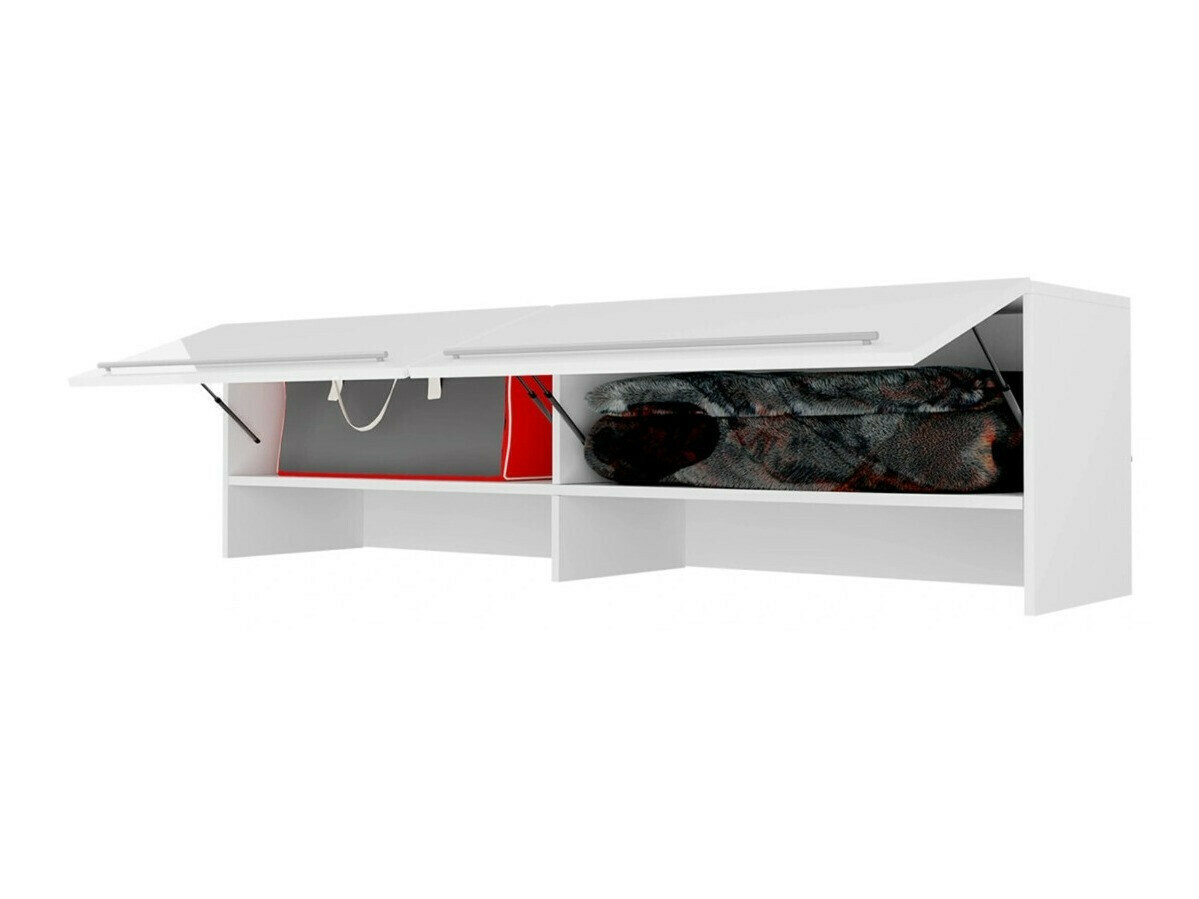 Ormarić Concept Pro Lenart (Belo + Sjajno belo)