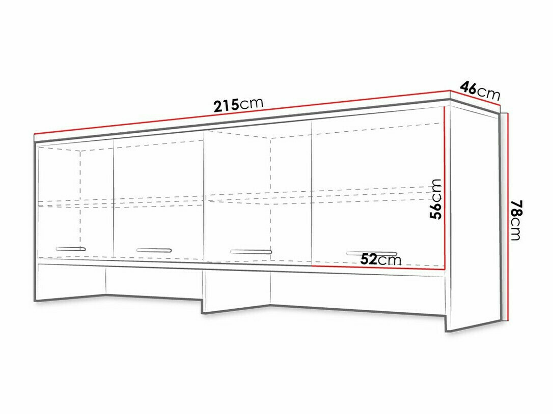 Ormarić Concept Pro Lenart Levfere 113 (Belo)
