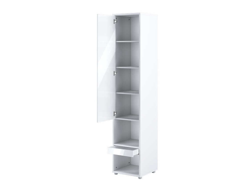 Polica Concept Pro Lenart II (Belo + Sjajno belo)