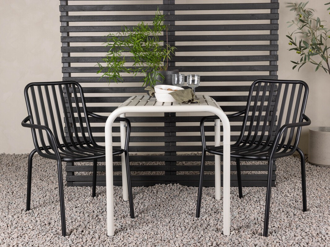Set balkonskog nameštaja Dallas 3531 (Crno)